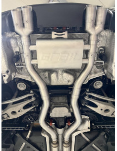 BMW M3 E92 - GRAIL KLAPPENAUSPUFF ANLAGE Ø 76MM. MIT CH-GENEHMIGUNG