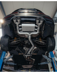 BMW M4 F82 - GRAIL DUPLEX SPORTAUSPUFF ANLAGE AB KAT Ø 89MM inkl. CH-Gutachten